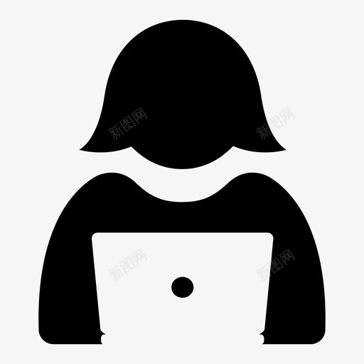 编码员计算机笔记本电脑svg_新图网 https://ixintu.com 编码 女士 计算机 笔记本 电脑