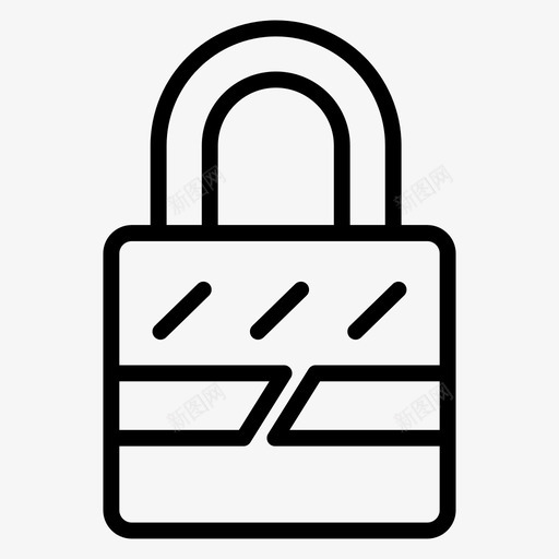 挂锁闩锁保护svg_新图网 https://ixintu.com 挂锁 闩锁 保护 安全 一套 货币 金融 营销 银行 行行 矢量