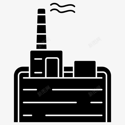 地热能电力工业环保工厂svg_新图网 https://ixintu.com 地热能 环保 工厂 电力工业 仓库 发电厂 生态 字形 矢量 矢量图 图标