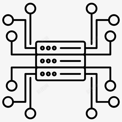 集中式存储数据库机架式存储svg_新图网 https://ixintu.com 存储 集中式 数据库 机架式 服务器 存储设备