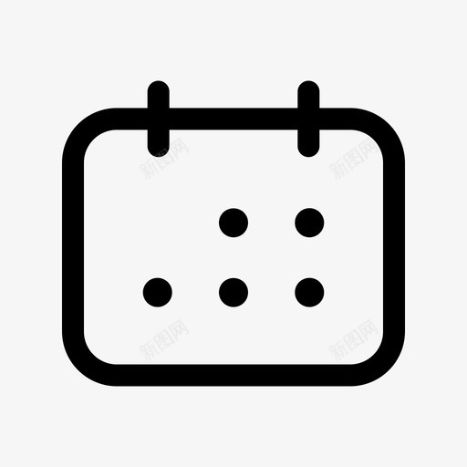 日历日期行svg_新图网 https://ixintu.com 日历 日期