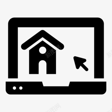 在线房地产房地产营销房地产网站图标