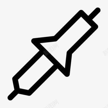 烙铁电的热的图标