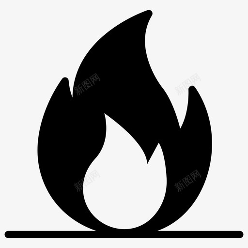 火焰篝火营火svg_新图网 https://ixintu.com 火焰 篝火 营火 壁炉 一组 冒险 远足 字形 矢量 矢量图 图标