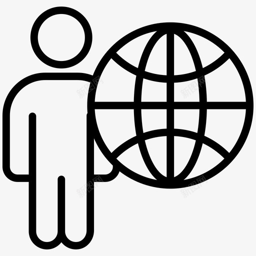 全球商人商人企业家svg_新图网 https://ixintu.com 商人 全球 企业家 国际 贸易商 商业 金融 向量 图标