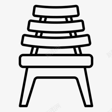 采购产品椅子餐椅家具图标