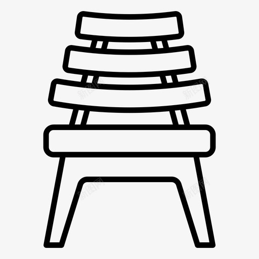 采购产品椅子餐椅家具svg_新图网 https://ixintu.com 椅子 家具 采购 产品 餐椅 木椅 家居装饰 线图 图标