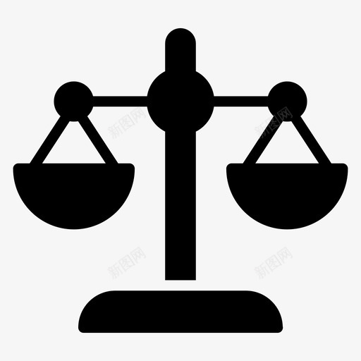 天平秤正义秤法律符号svg_新图网 https://ixintu.com 天平 符号 正义 法律 度量衡 货币 金融 商业 银行 矢量 矢量图