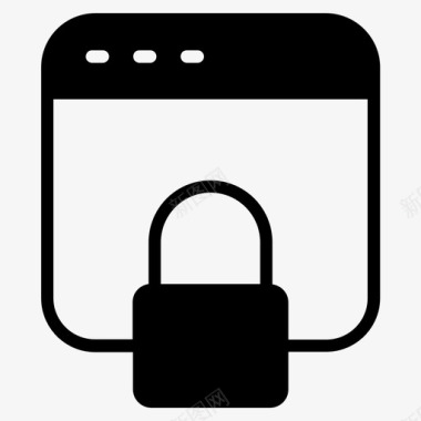 应用程序安全锁保护图标