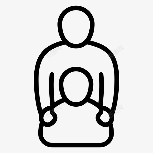 关心手男人svg_新图网 https://ixintu.com 关心 手男 人人 肩膀 身体