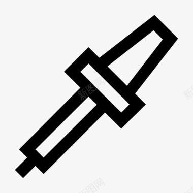 烙铁电的热的图标