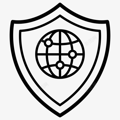 全球安全互联网安全网络保护svg_新图网 https://ixintu.com 安全 网络 全球 安全网 互联网 保护 网络安全 托管 图标 集合