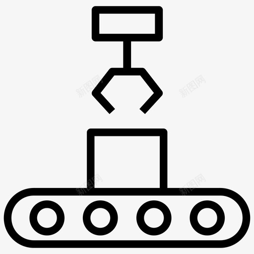 输送带工厂工业svg_新图网 https://ixintu.com 输送带 工业 工厂 重工业 电力工业