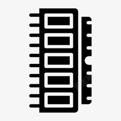 RAM存储器ram计算机存储器印刷电路板高清图片