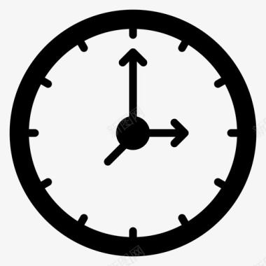 挂钟模拟时钟时钟图标