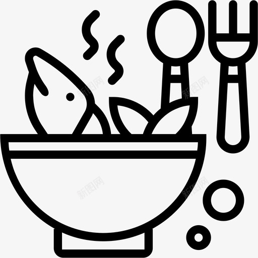 海鲜汤鱼食物svg_新图网 https://ixintu.com 海鲜 汤海鲜 汤鱼 食物