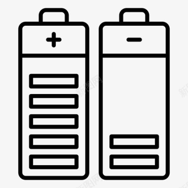 电池电池芯充电图标