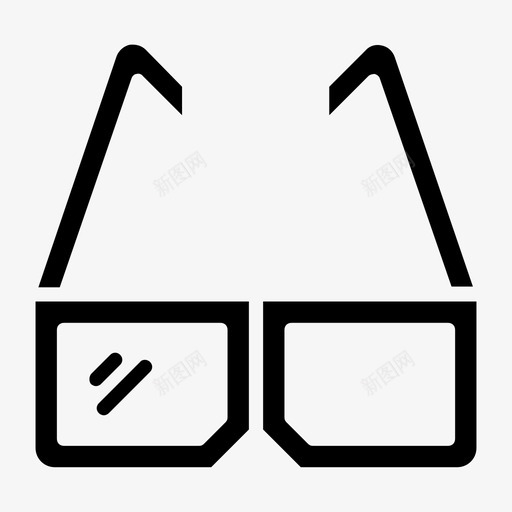 虚拟眼镜3d眼镜立体媒体svg_新图网 https://ixintu.com 眼镜 虚拟 立体 媒体 视频 虚拟现实 数字 电子设备 雕文