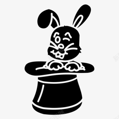 马戏团兔子魔术表演马戏团波帕图标
