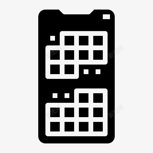 预订应用程序日历svg_新图网 https://ixintu.com 酒店 预订 应用程序 日历 智能 手机 实体 实体图 图标