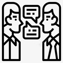 口头沟通口头沟通联系对话高清图片