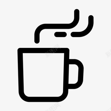 热咖啡饮料茶图标