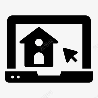 网上房地产房地产营销房地产网站图标