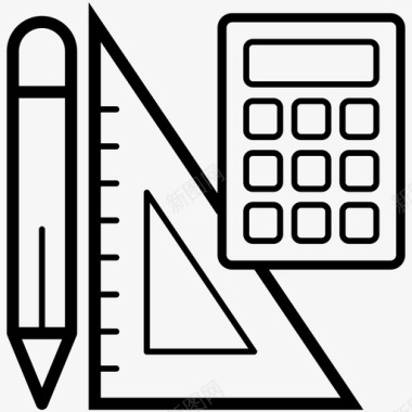 数学工具绘图工具教育工具图标