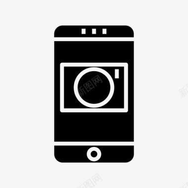 手机摄像头捕捉图像图标