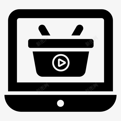 网上购物添加到购物车电子商务svg_新图网 https://ixintu.com 网上购物 添加 加到 购物车 电子商务 购物网站 图标 收集