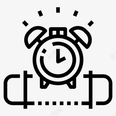 时间框时钟管理图标