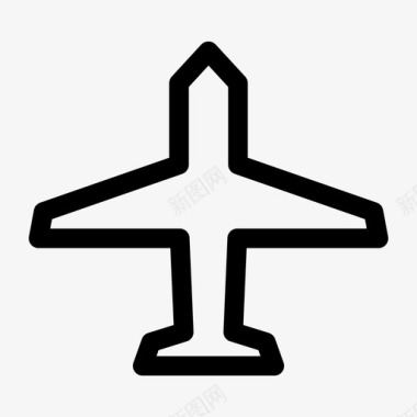 飞机模式行图标