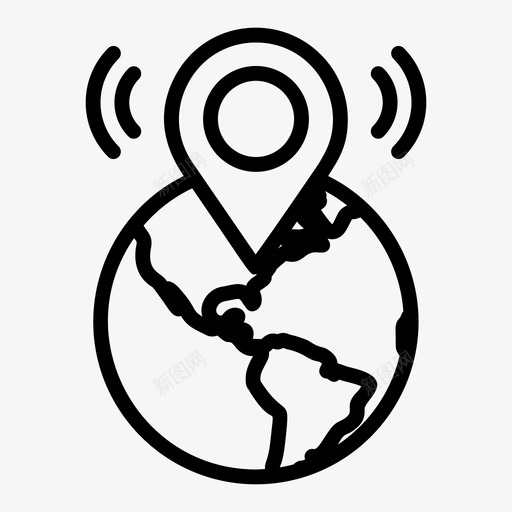 全球定位地理定位全球化svg_新图网 https://ixintu.com 全球定位 地理 定位 全球化 系统 导航 一套 货币 金融 营销 银行