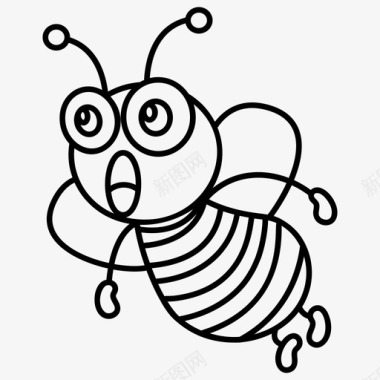 震惊蜜蜂动物大黄蜂图标
