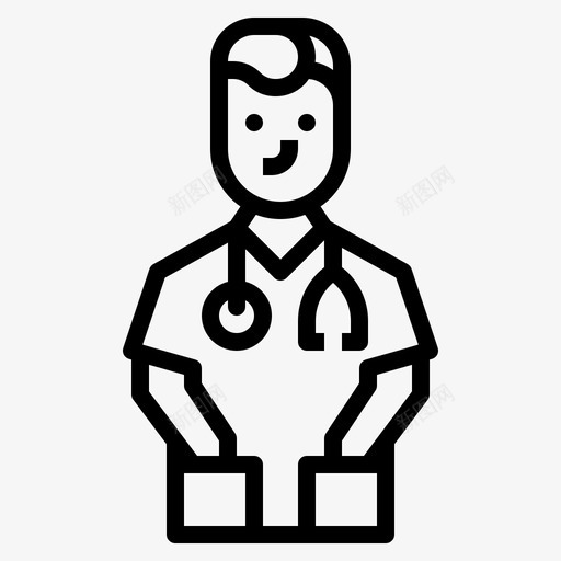 护士助理化身职业svg_新图网 https://ixintu.com 护士 助理 化身 职业 医疗 大纲 图标