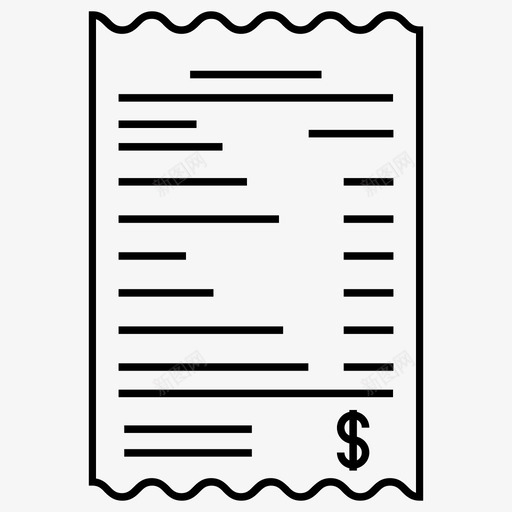 购物收据银行收据商业收据svg_新图网 https://ixintu.com 收据 购物 银行 商业 发票 付款 零售店