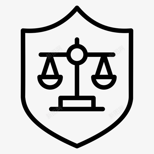 法律保护安全盾牌法律安全svg_新图网 https://ixintu.com 法律 保护 安全 保护法 正义 盾牌 一套 轮廓 矢量 矢量图 图标