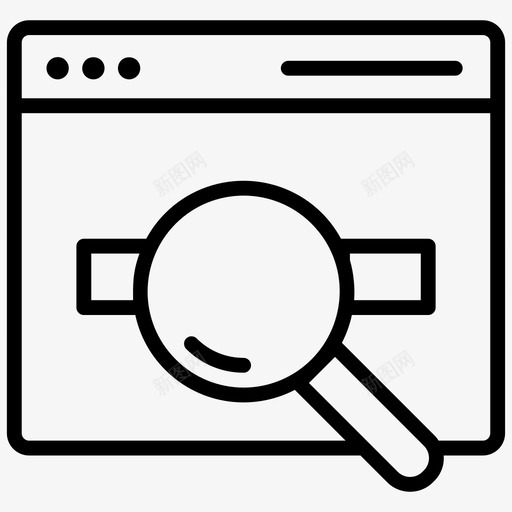 网站搜索引擎优化和网页图标集网页搜索引擎优化和网页分析svg_新图网 https://ixintu.com 网页 搜索引擎 优化 网站 图标 分析