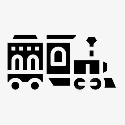 火车公园火车游乐场公园高清图片