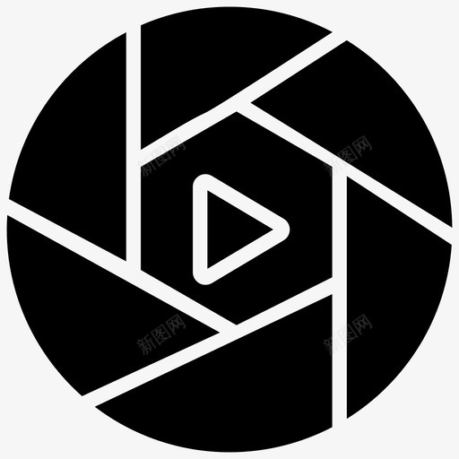 视频快门光圈相机设备svg_新图网 https://ixintu.com 快门 相机 视频 光圈 设备 镜头 图标 集合