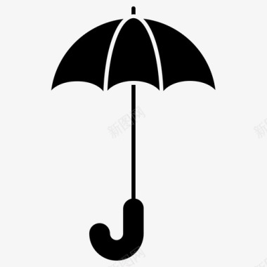 伞天气预报保险图标