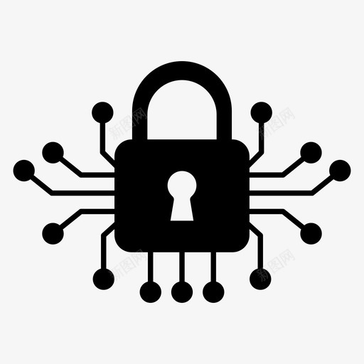 数字加密网络安全数字锁svg_新图网 https://ixintu.com 数字 加密 安全 网络安全 标志 矢量 矢量图 图标