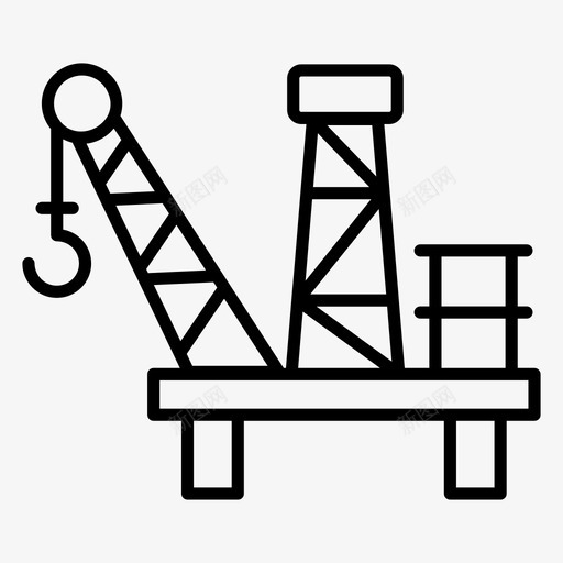 石油钻机井架石油工业svg_新图网 https://ixintu.com 石油 钻机 井架 石油工业 油泵 千斤顶 建筑 建筑工 工具 矢量 矢量图