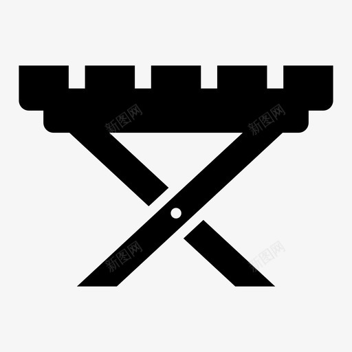折叠桌书桌家具svg_新图网 https://ixintu.com 折叠 家具 书桌 家居 内饰 家居装饰 图标