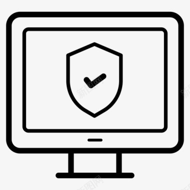 计算机安全身份验证授权图标