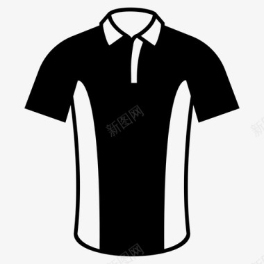 球员衬衫球员服装马术衬衫图标