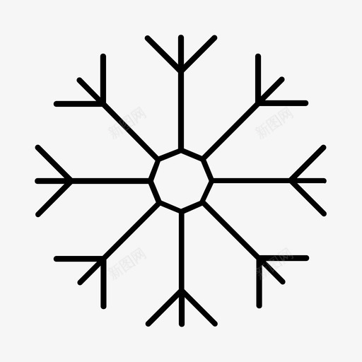 雪花冷冻svg_新图网 https://ixintu.com 雪花 冷冻 冻冰 冬天