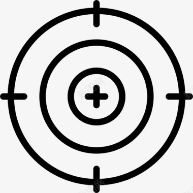 目标射击运动图标