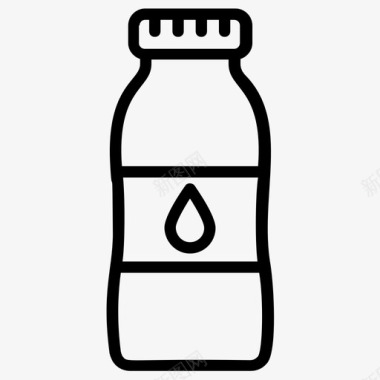 水瓶饮用水白酒图标
