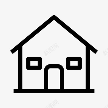 房屋建筑建筑物图标